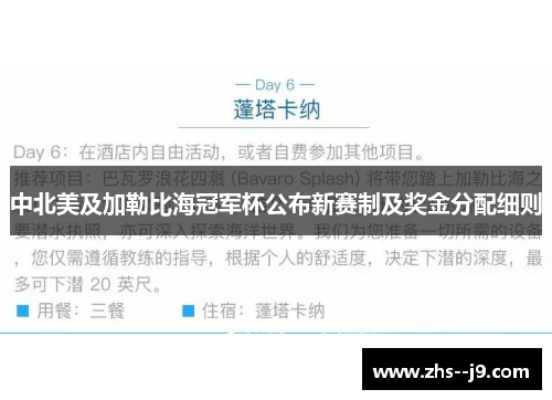 中北美及加勒比海冠军杯公布新赛制及奖金分配细则 中北美及加勒比海冠军杯公布新赛制及奖金分配细则